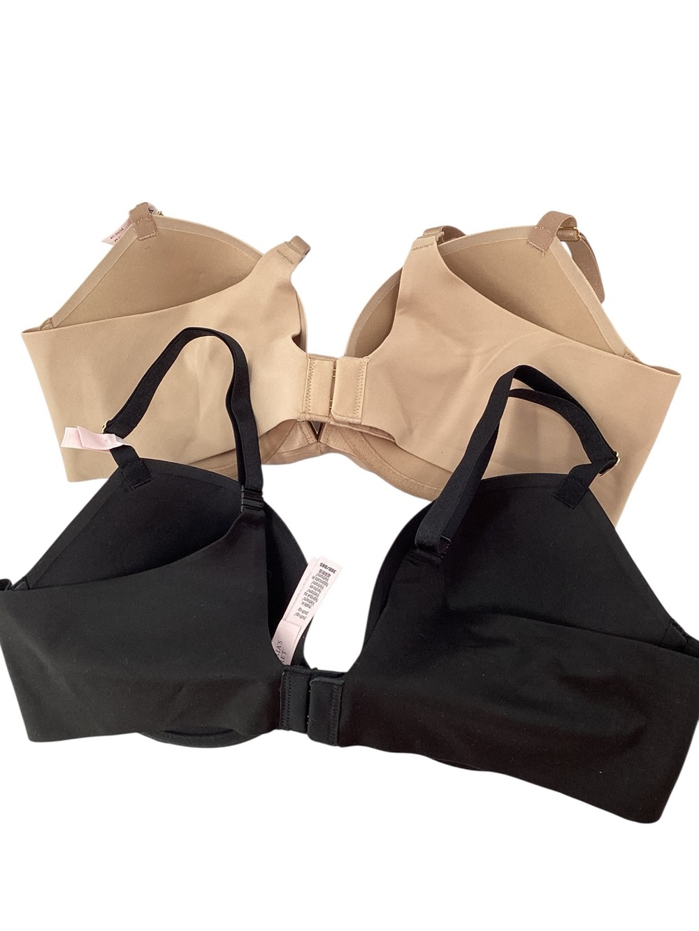 Victoria's Secret Smooth Push-Up Bra Duo in Black & Nude - Picture 2 of 8